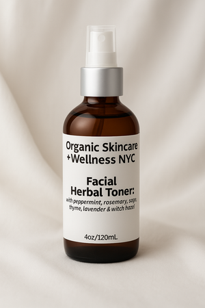 Facial Herbal Toner: Peppermint, Rosemary, Sage, Thyme, Lavender + Witch Hazel