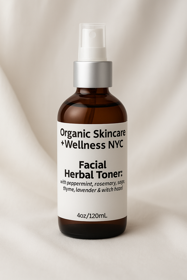 Facial Herbal Toner: Peppermint, Rosemary, Sage, Thyme, Lavender + Witch Hazel
